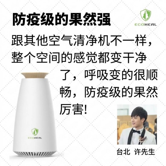 Ecoheal BM6+ Photosynthetic Ionization Air Purifier