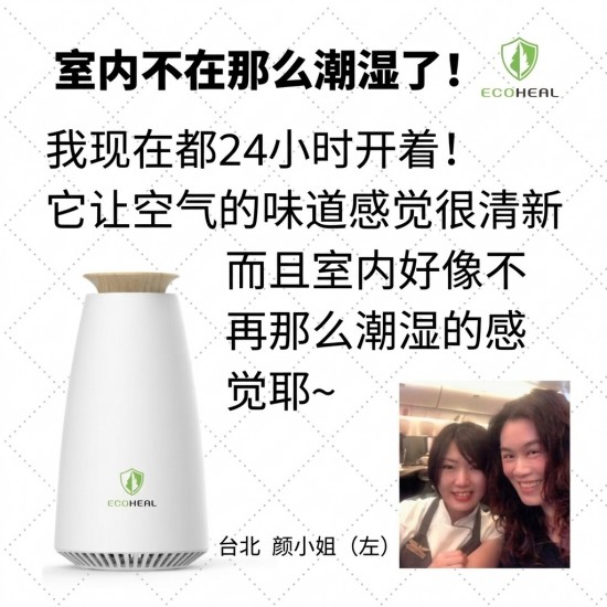 Ecoheal BM6+ Photosynthetic Ionization Air Purifier