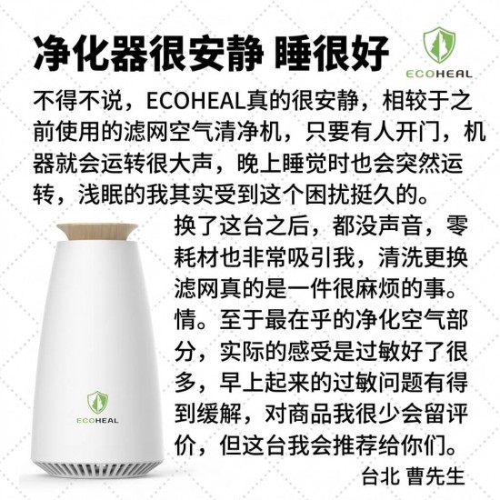 Ecoheal BM6+ Photosynthetic Ionization Air Purifier