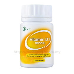 NTC Vitamin D3 1000 IU